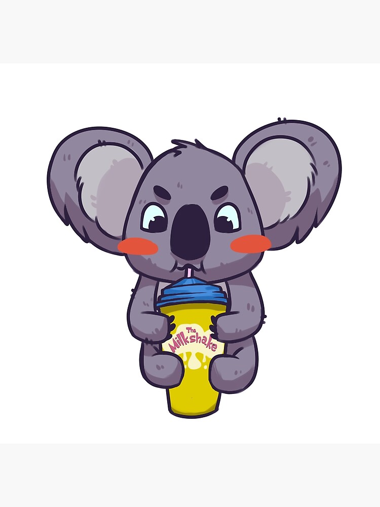 Koala bebiendo un batido de FuzzyCastle