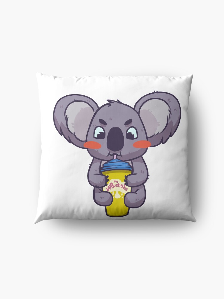 Vista alternativa de Cojines de suelo Koala bebiendo un batido