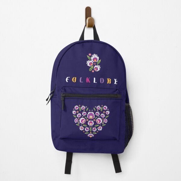 Item preview, Folk Heart (white / purple) designed and sold by FK-UK.