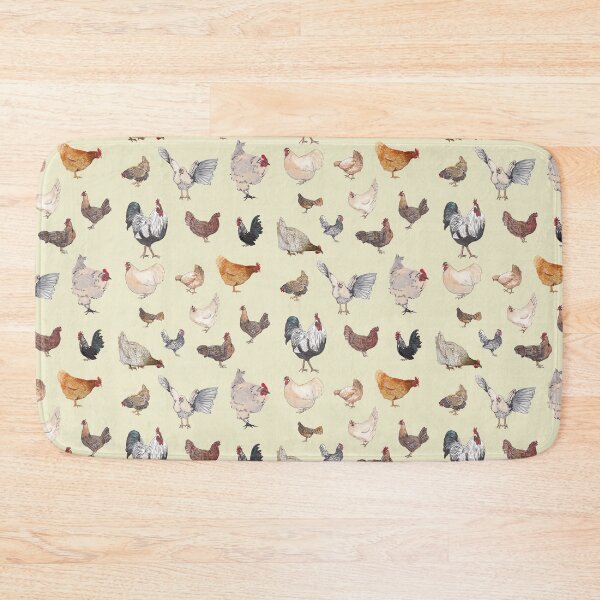 Item preview, Chicken Happy on Cream background designed and sold by NormaJeaneStudio.