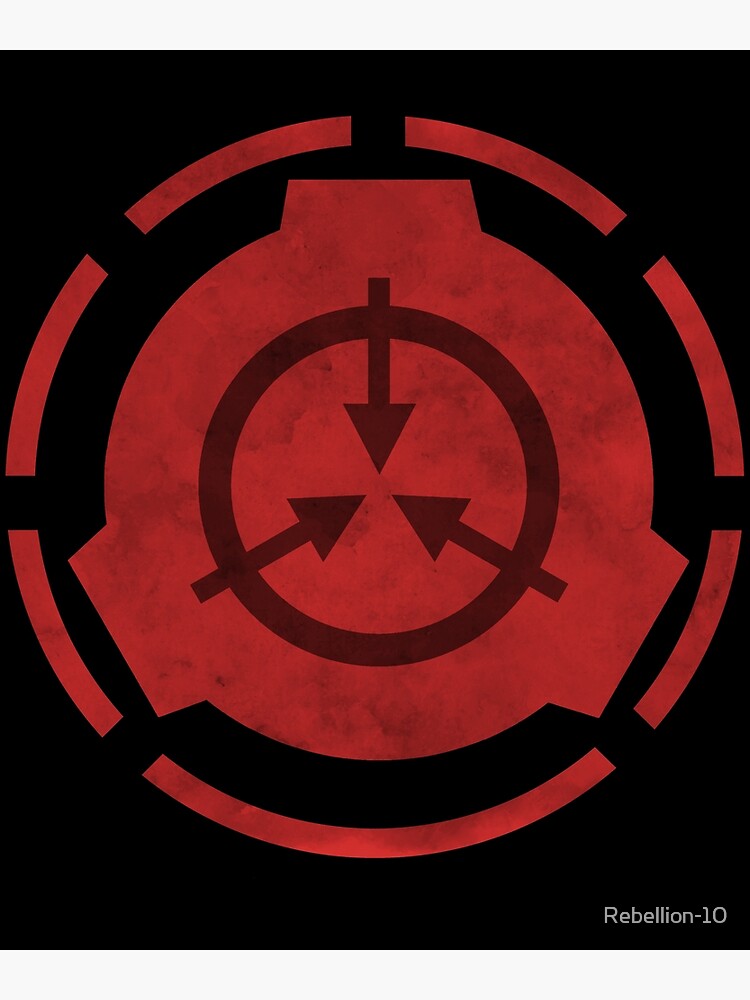 SCP Foundation Symbol- cracked Poster for Sale by Rebellion-10