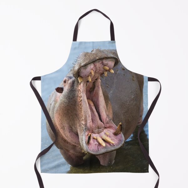 Item preview, Hippo's (Hippopotamus amphibius) Open Mouth designed and sold by Yair Karelic.