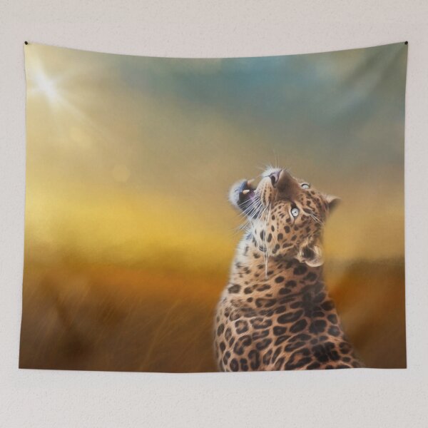 Item preview, Leopard Sun Salutation designed and sold by Kathy Weaver.