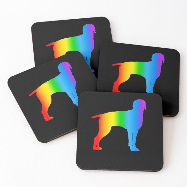 Item preview, german shorthaired pointer dog rainbow color funny gift designed and sold by alaechamlal.