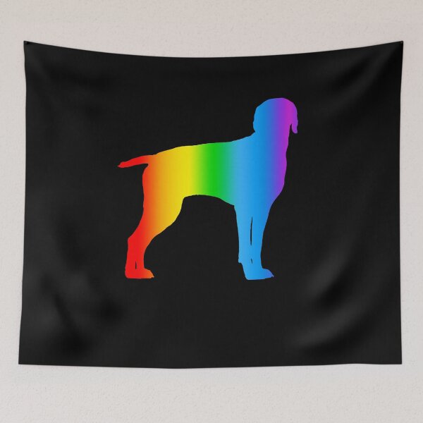 Item preview, german shorthaired pointer dog rainbow color funny gift designed and sold by alaechamlal.