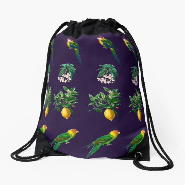 Lovely Jungle Theme Drawstring Bag