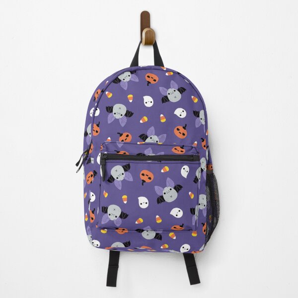 Halloween Bat Pattern Backpack