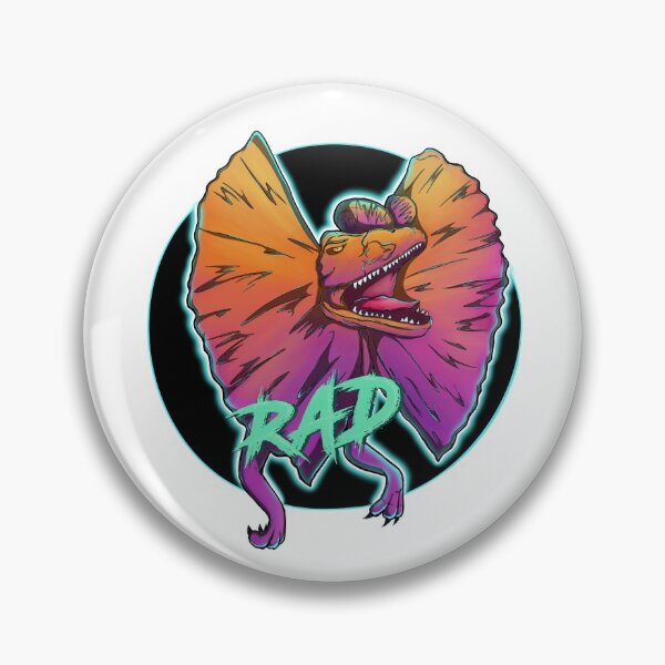 Item preview, Rad Dilophosaurus - Sunset designed and sold by Amintybadger.