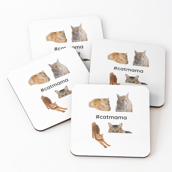 Artikelvorschau, CATS - LOVE OF CATS - CAT MAMA - CAT STICKERS - BEST CAT STICKERS entworfen und verkauft von Tropical Blood.