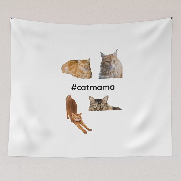 Artikelvorschau, CATS - LOVE OF CATS - CAT MAMA - CAT STICKERS - BEST CAT STICKERS entworfen und verkauft von Tropical Blood.