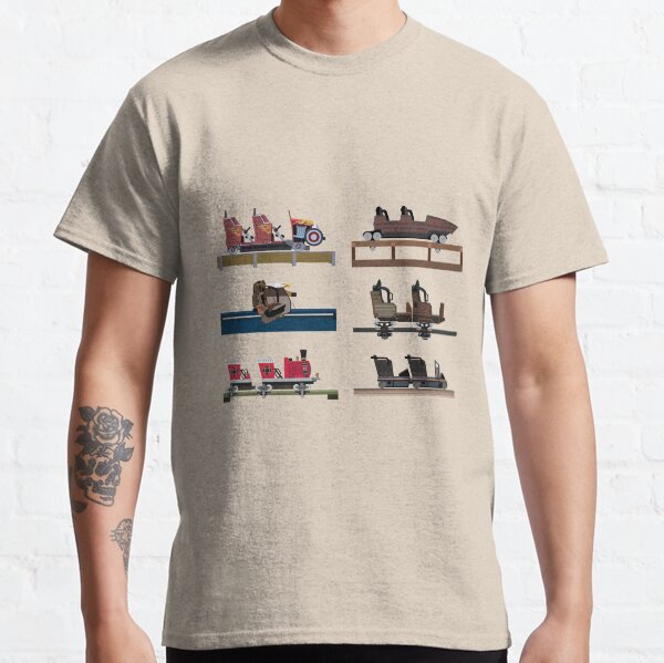 Dollywood Coaster Car Design Classic T-Shirt
