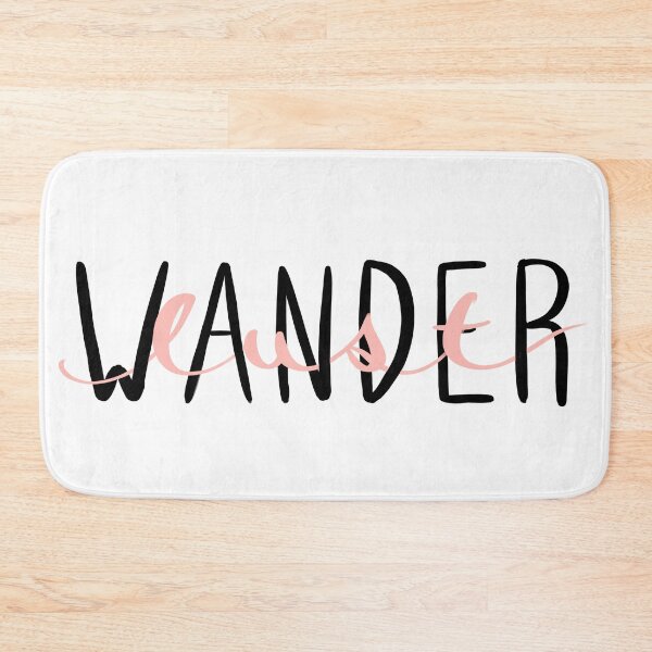 Aperçu de l'œuvre Calligraphie Wanderlust créée et vendue par niccdefilippis.