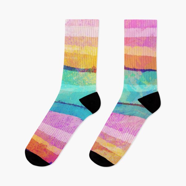 Item preview, Colorful Watercolor Stripe Background designed and sold by parazitgoodz.