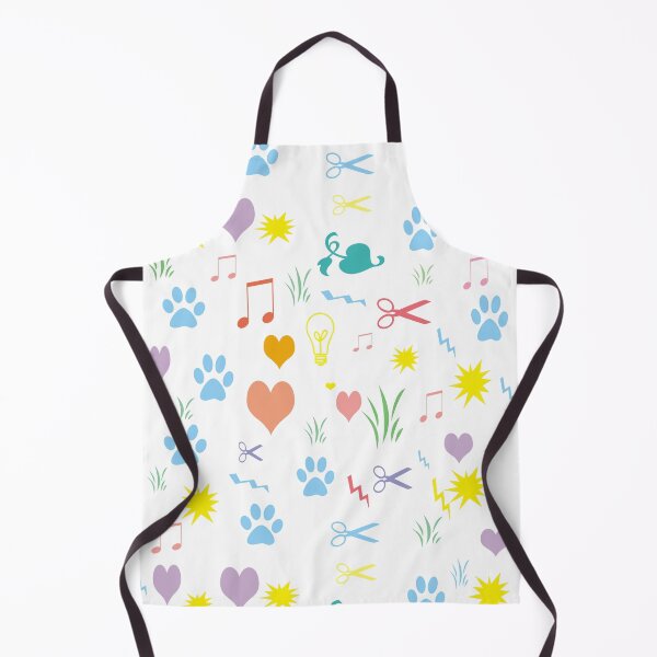 Item preview, Cool and funky Pattern of scissors,heart,bulb,music,paws,grass designed and sold by vineeth.