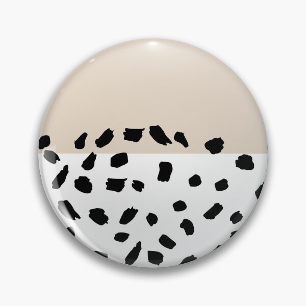 Item preview, Beige Nude Color Block with Black Dots designed and sold by atlantekdesigns.