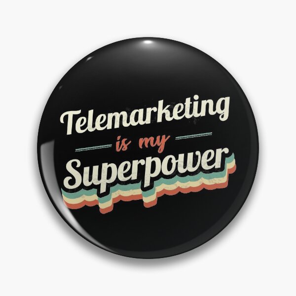 Item preview, Telemarketing is my Superpower  designed and sold by Custom365.