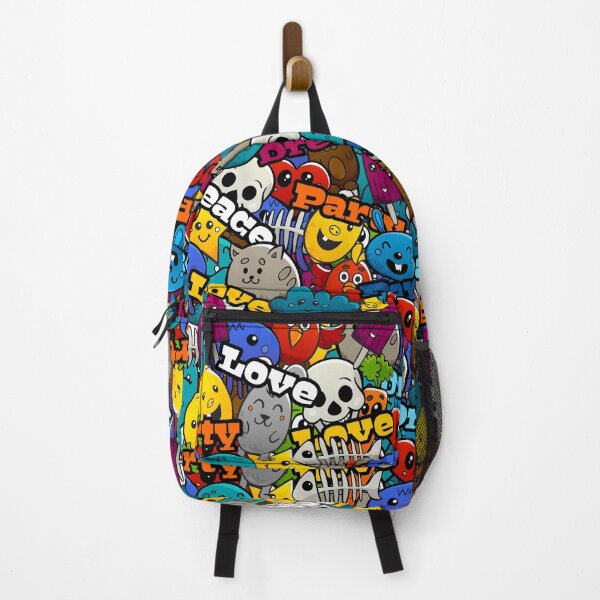 Item preview, Colorful Graffiti Characters Pattern designed and sold by parazitgoodz.
