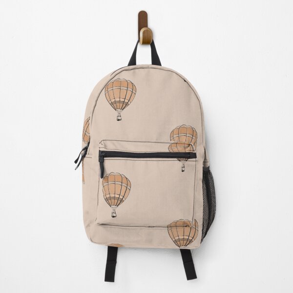 Artikelvorschau, Heißluftbrauner Ballon Illustration Strichzeichnung Kunst, Strichzeichnung, minimalistische Kindergartenkunst, Babykunst entworfen und verkauft von Prints Actually.
