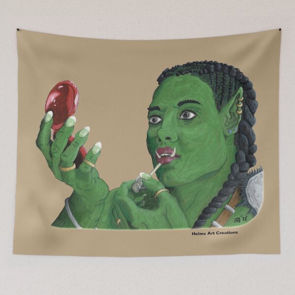 Item preview, Woman Warrior Fantasy Makeup designed and sold by HelmsArt.