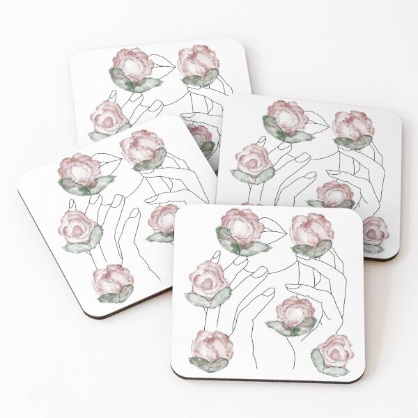 Item preview, Minimalistic flower face designed and sold by soqhiee.