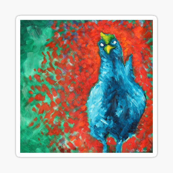 Zombie Chicken #2 Sticker