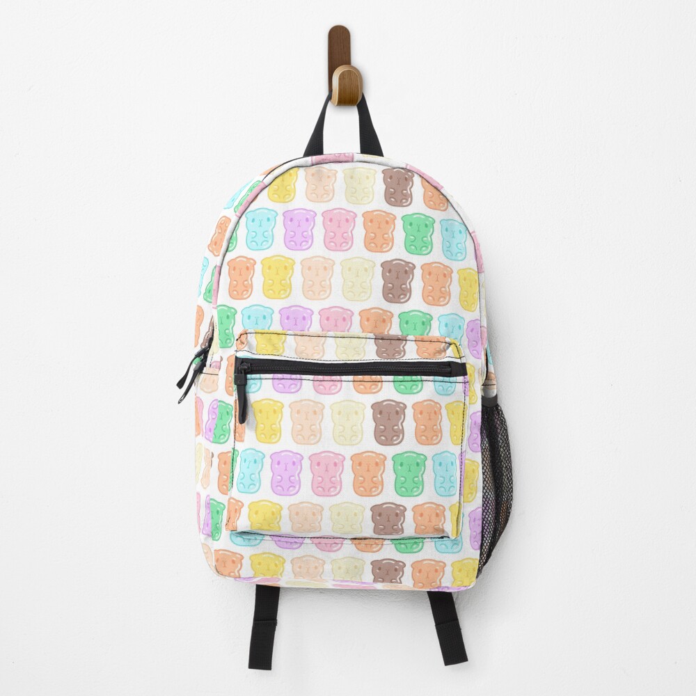 Rainbow Gummy Candy Guinea Pigs Pattern Backpack
