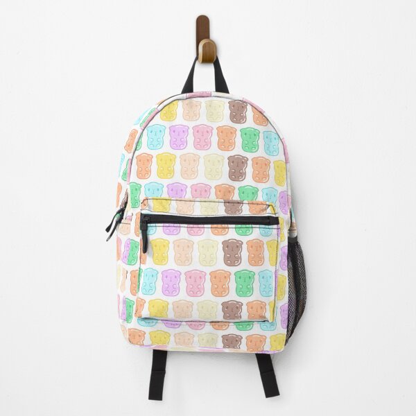 Rainbow Gummy Candy Guinea Pigs Pattern Backpack