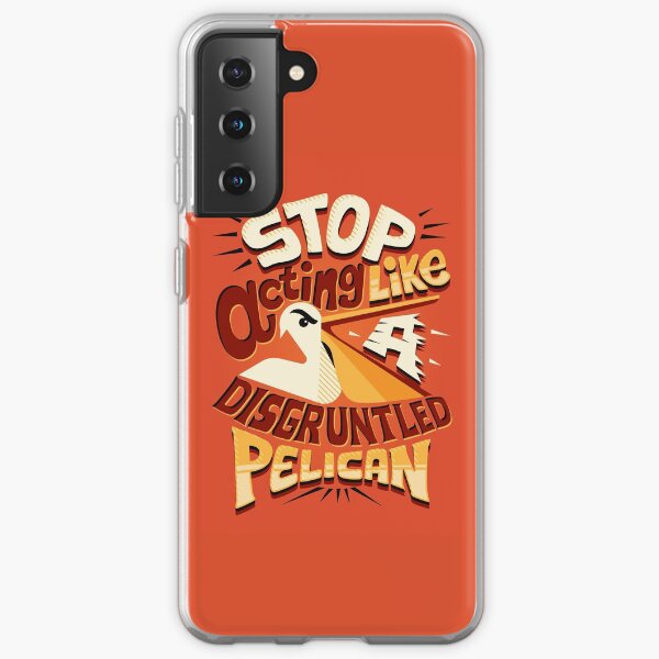 Disgruntled pelican Samsung Galaxy Soft Case