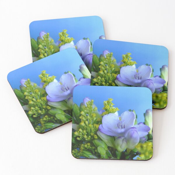 Item preview, Blue freesia bouquet designed and sold by floraluniverses.