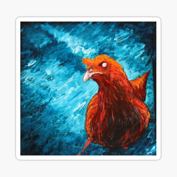 Zombie Chicken #1 Sticker