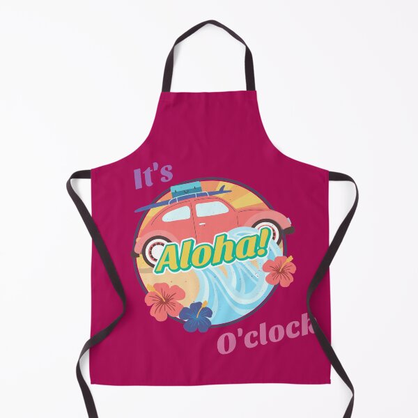 Item preview, IT'S ALOHA O'CLOCK designed and sold by Synthwave Stamper.