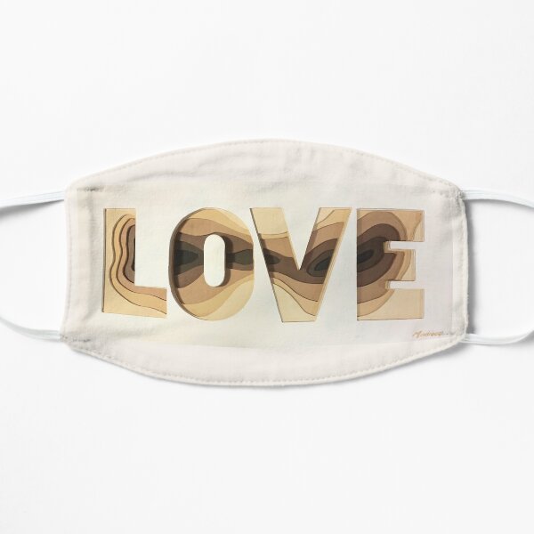 LOVE Flat Mask