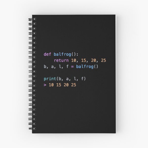 Item preview, Python Value From Function designed and sold by BalfrogClothing.