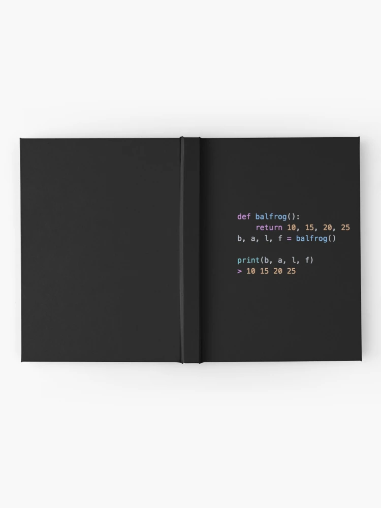 Thumbnail 2 of 3, Journal, Python Value From Function designed and sold by BalfrogClothing.
