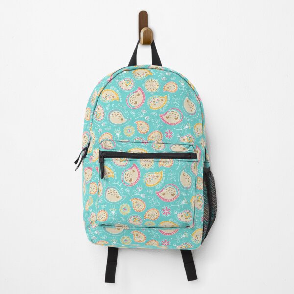 Item preview, Hedgehog Paisley_Colors and Cerulean designed and sold by miavaldez.