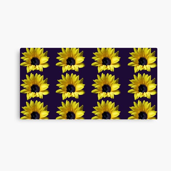 Joyful Sunflower Collage Canvas Print