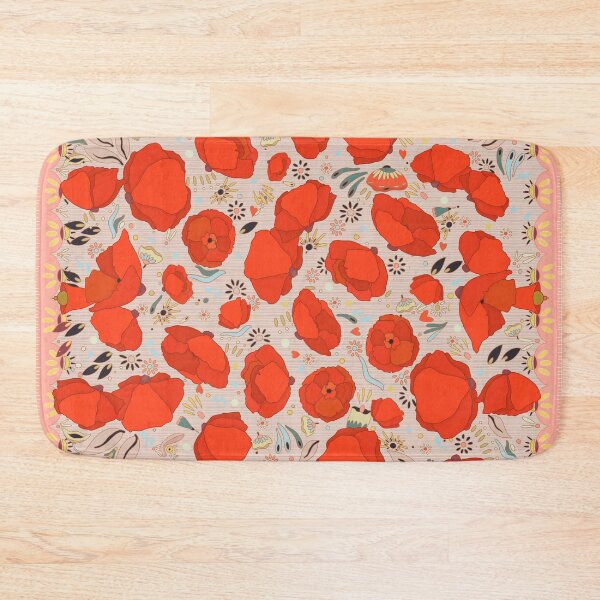Item preview, Poppies confetti Soft Boudoir  designed and sold by ANNABEL THOS.