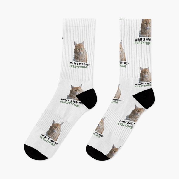 Item preview, CAT MOOD - WHAT'S WRONG? EVERYTHING - CAT OWNERS  designed and sold by Tropical Blood.