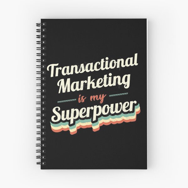 Item preview, Transactional Marketing is my Superpower  designed and sold by Custom365.