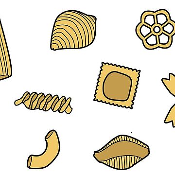 Artwork thumbnail, Pasta Sticker Pack by NoSaysLion