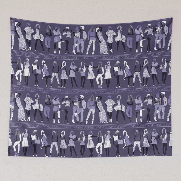 Item preview, Neo Greek Gal Pals // purple violet designed and sold by SelmaCardoso.