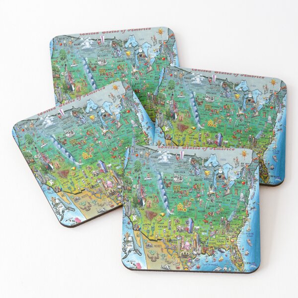 Item preview, USA Fun Map designed and sold by Kevin Middleton.