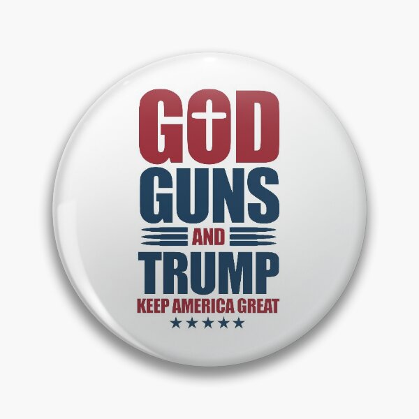 Item preview, God, Guns,and Trump Keep America Great designed and sold by SKZ-tshirt.