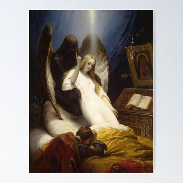 Angel of Death, 1851 by Horace Vernet