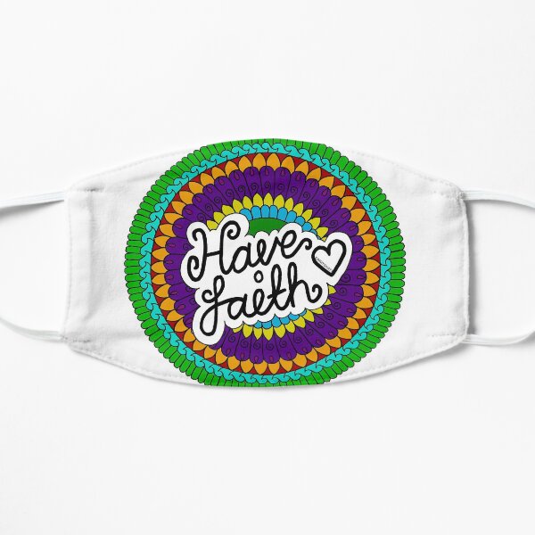 Have Faith Mandala by SimmyGhatt Mask