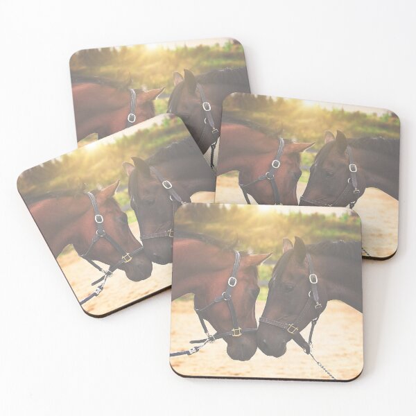 Item preview, Beautiful Horses At Sunset designed and sold by WildHoneyDesign.