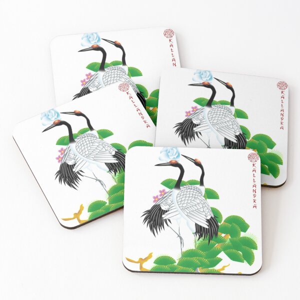 Item preview, Chinese art print - two red-crowned cranes designed and sold by Kallandra.