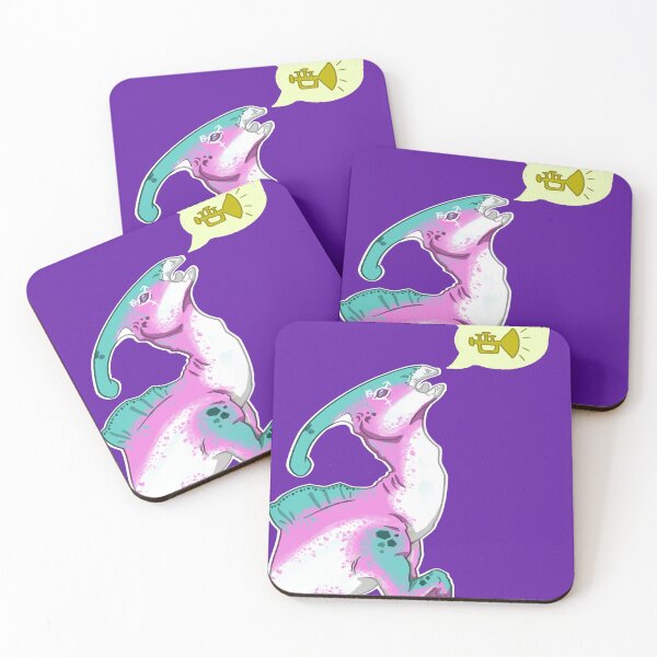 Item preview, Trans rights parasaurolophus designed and sold by Aquariumaniac-s.