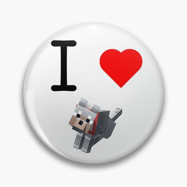 minecraft dog Pin