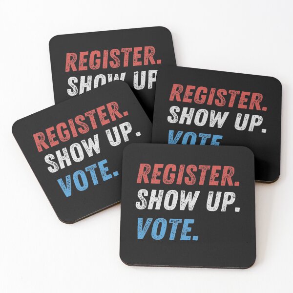 Item preview, Register Show Up Vote designed and sold by hasnimed.